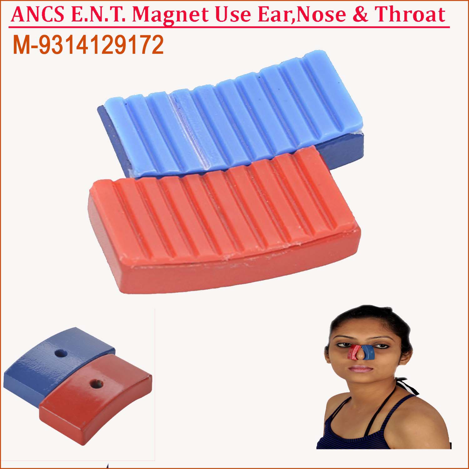 E.N.T. Magnets Set (Ear, Nose, Throat)