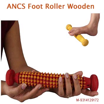 Acupressure Foot Roller Plain Wooden 