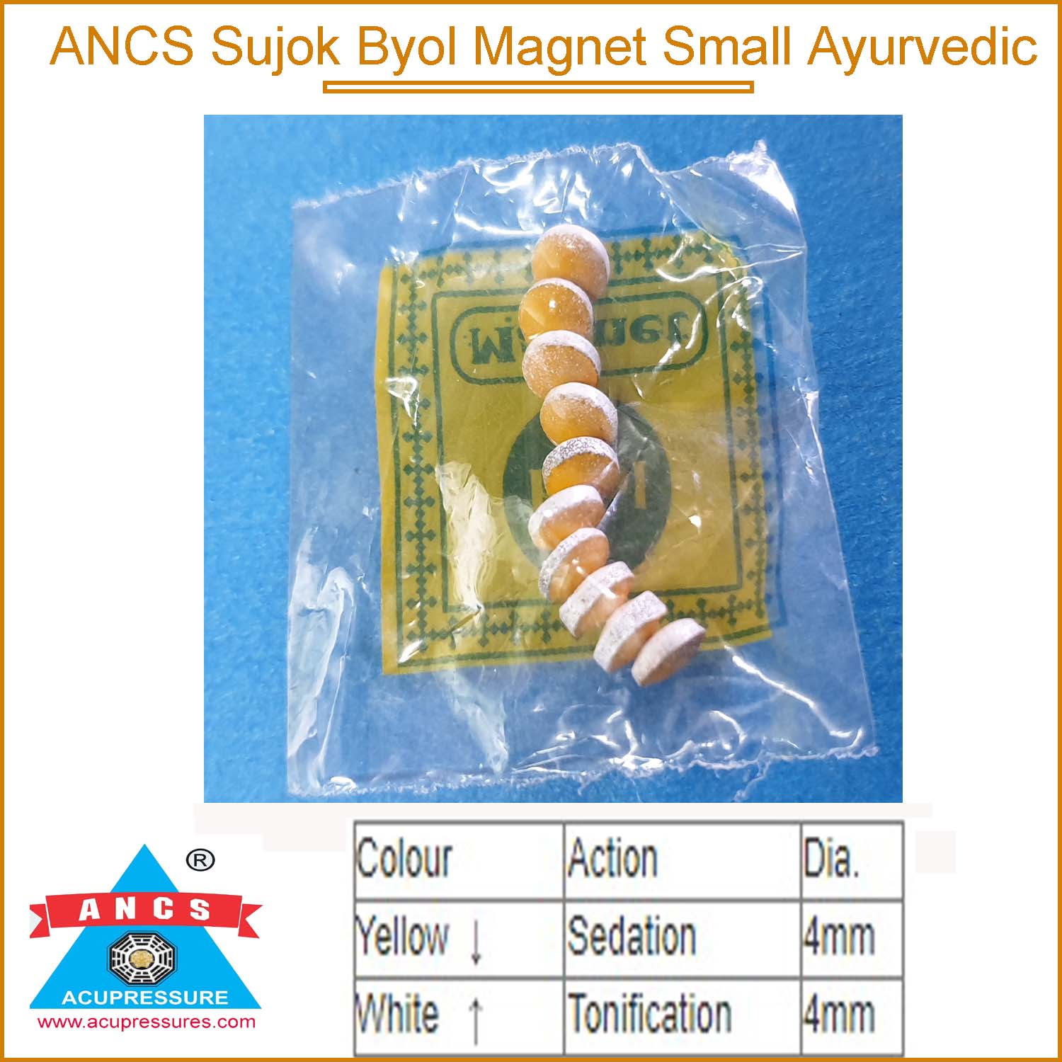 Sujok Byol Magnet Small Ayurved (Set-10)