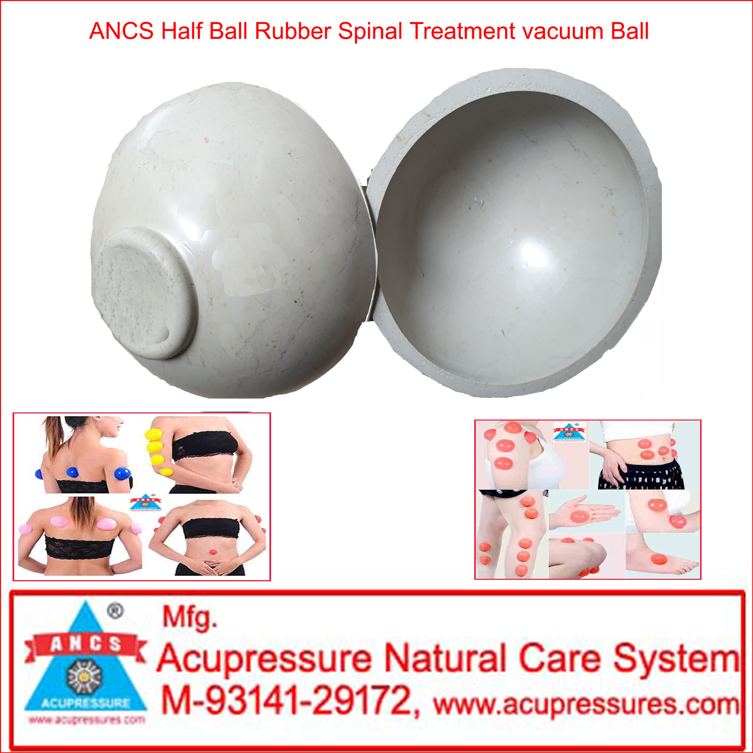 Vaccum Ball Half Ball (One Pc)