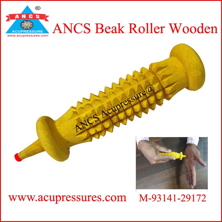 Acupressure Beak Roller Wooden