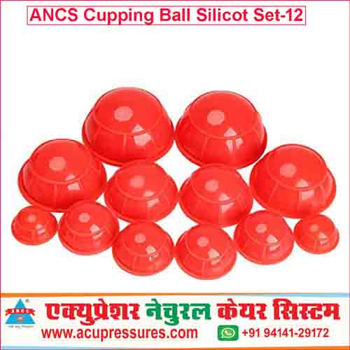 ANCS 12 Piece set Vacuum Cupping Half Ball 