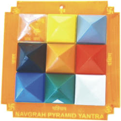 Pyramid Navgrah Set - I� Square Plate 