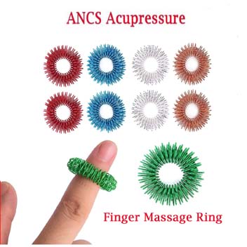 ANCS sujok finger massage ring best colour 1pc 