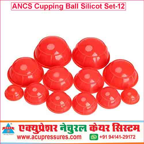 Vaccum Half Ball Set 12 Silicon