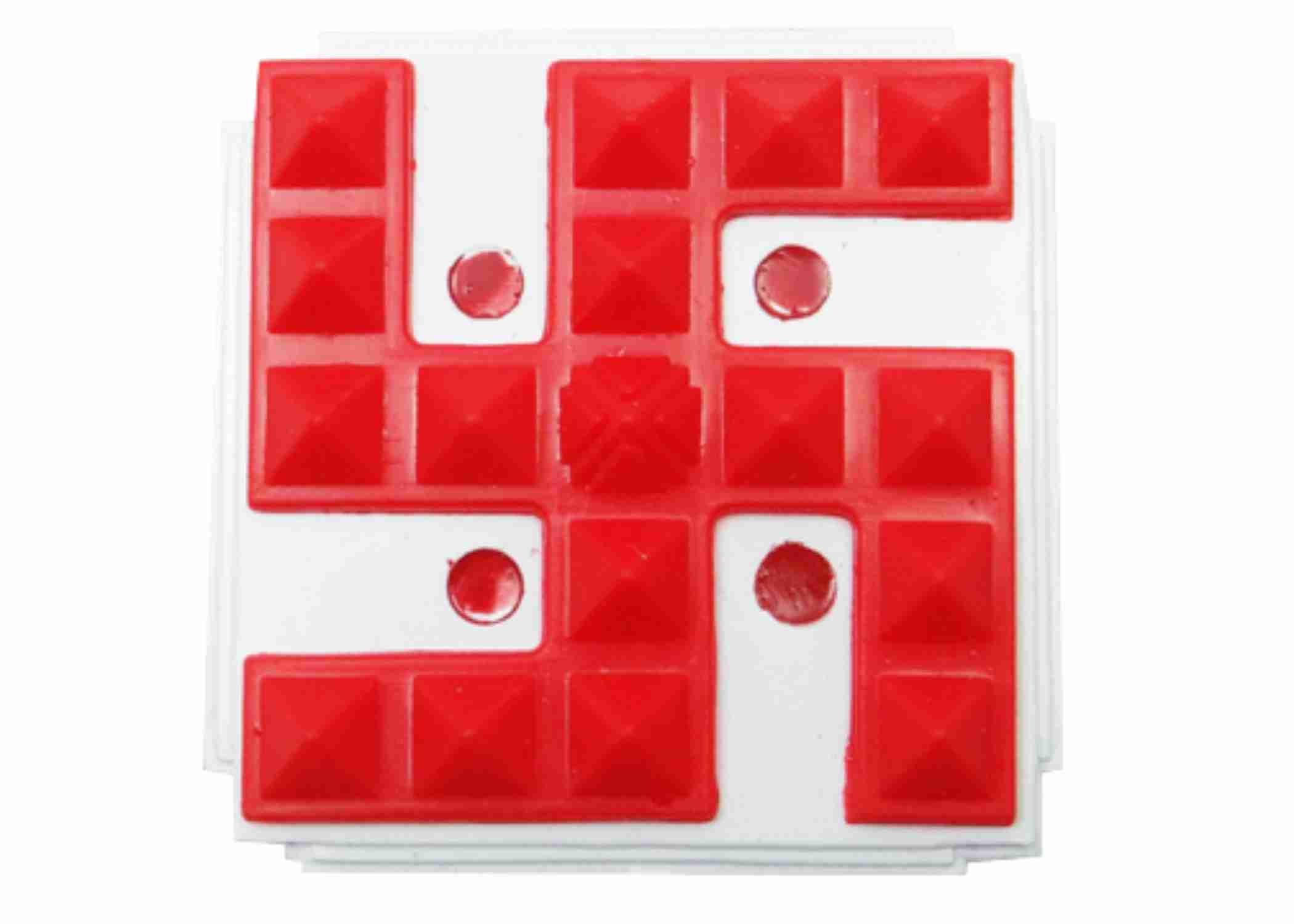 ANCS Pyramid Swastik Small Red Old